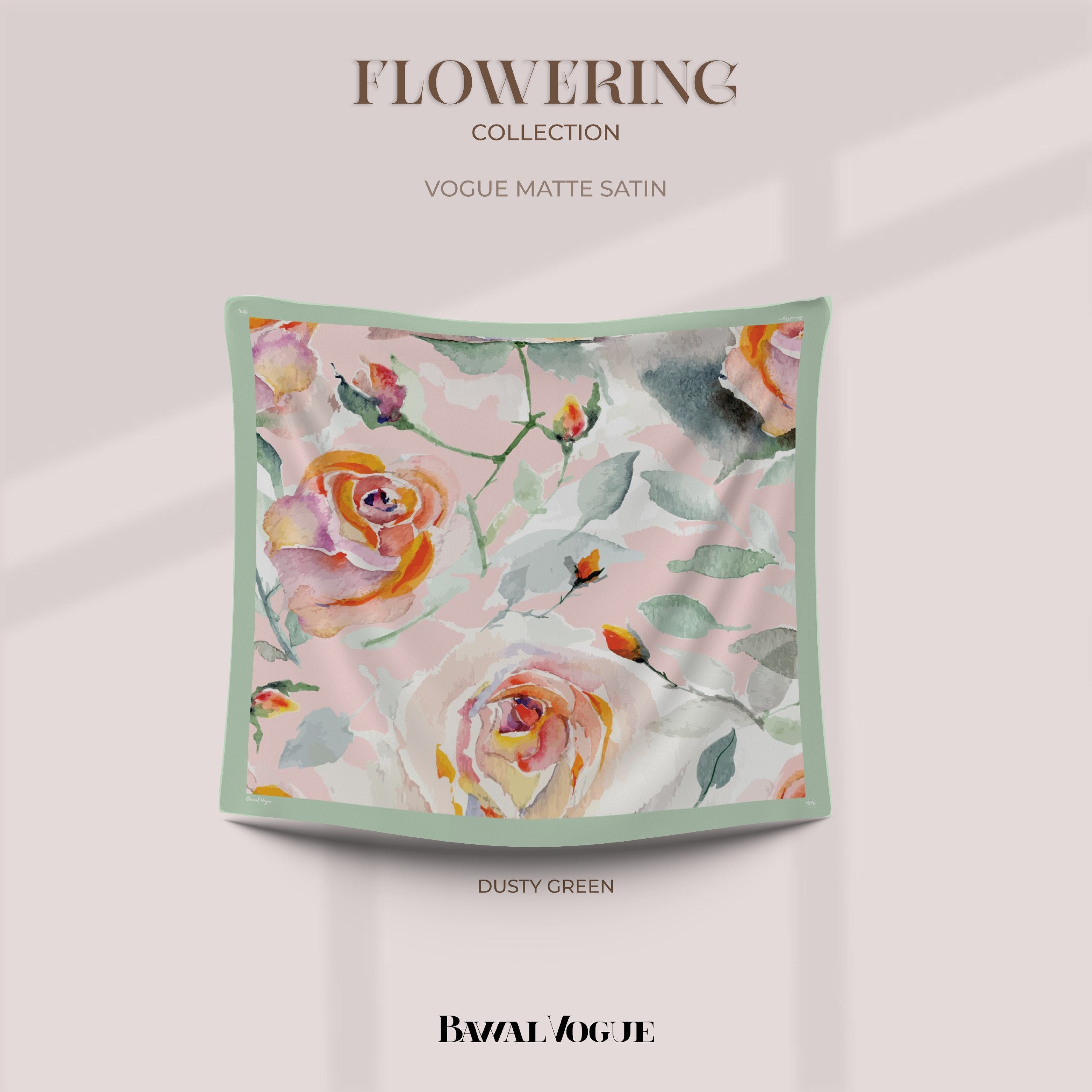 FLOWERING - FG02 (DUSTY GREEN)