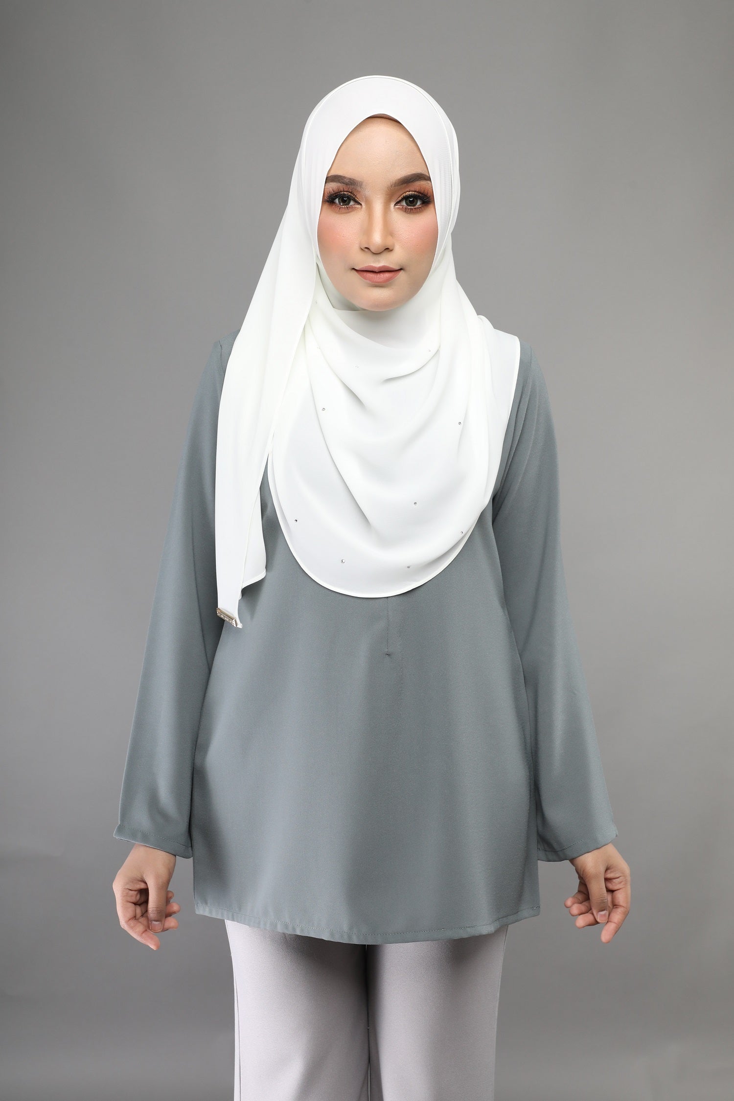 BLOUSE BETTY - BY08 (GREY)