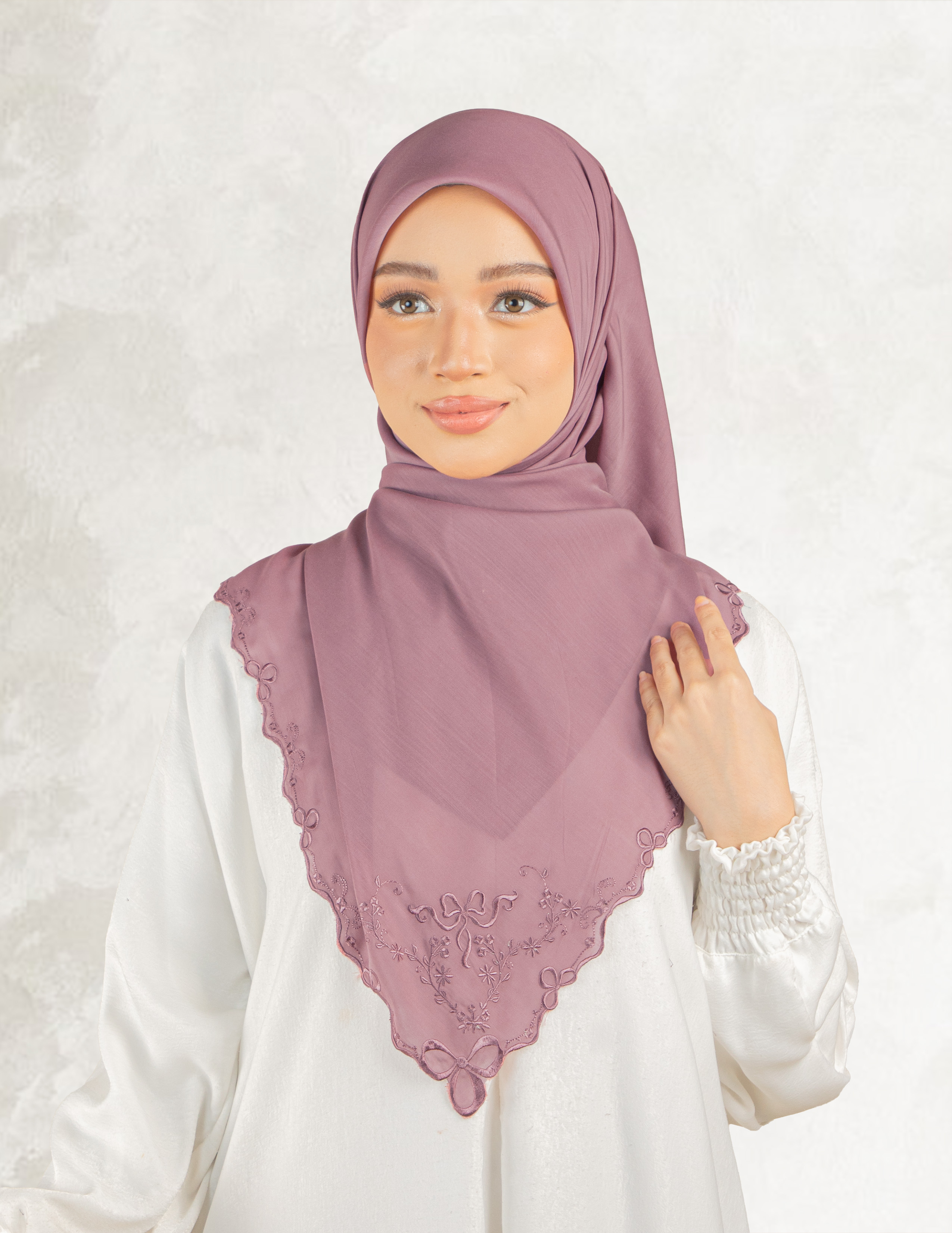 BAWAL SULAM SALINA - SAL12 (DARK PUCE)