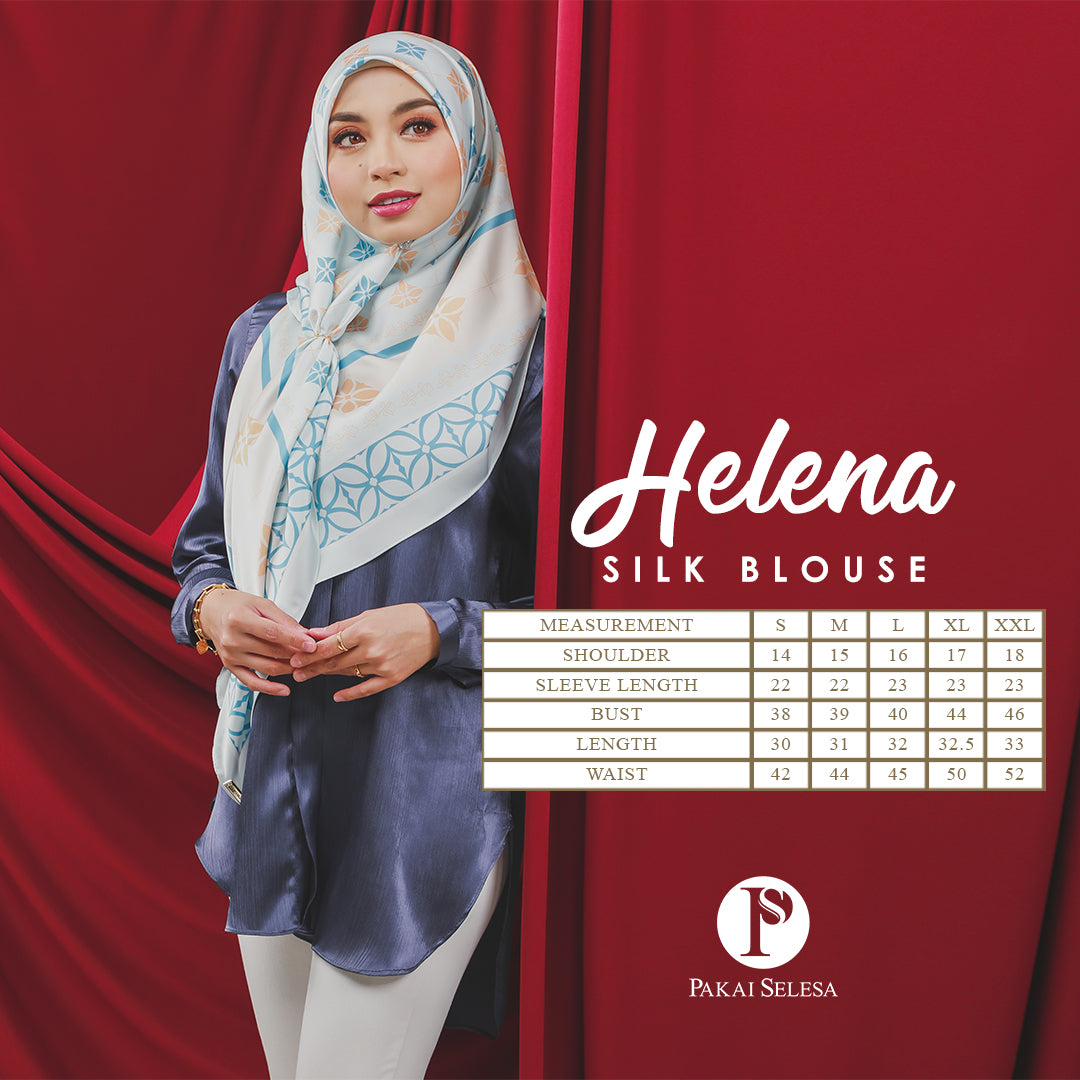 BLOUSE HELENA - HEL07 (SASSY BLUE)