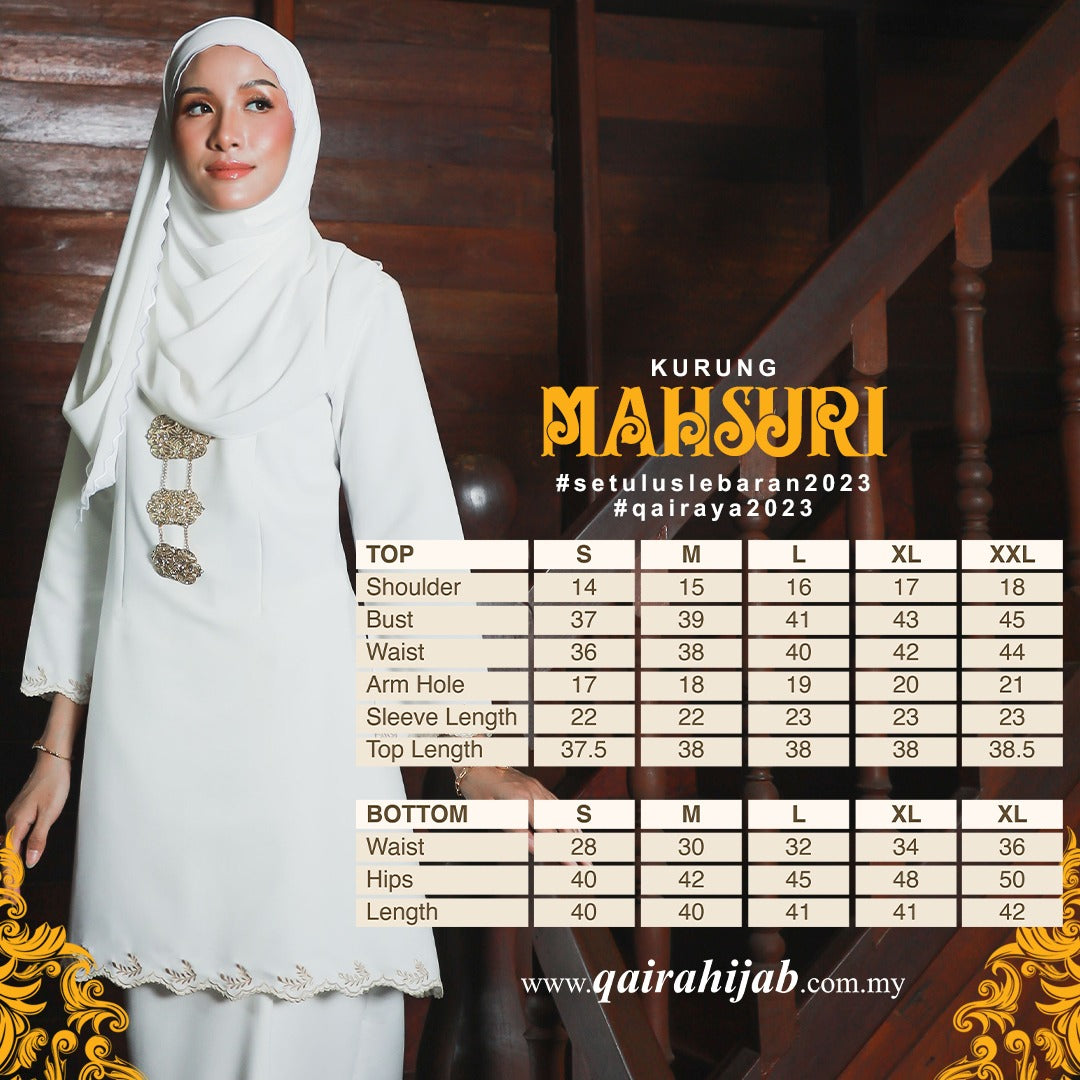 KURUNG MAHSURI - MAH01 (OFF WHITE)