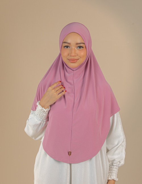 DEENA PLAIN BERDAGU - DED03 PINK FLOWER