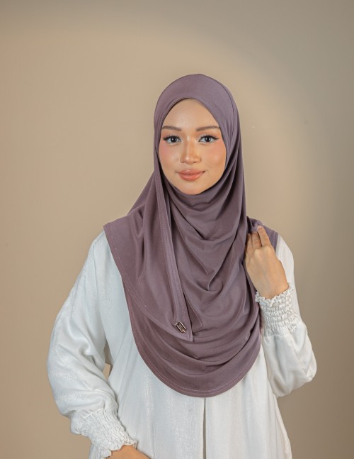 NISHA PLAIN : NIS12 (DUSTY MAUVE)