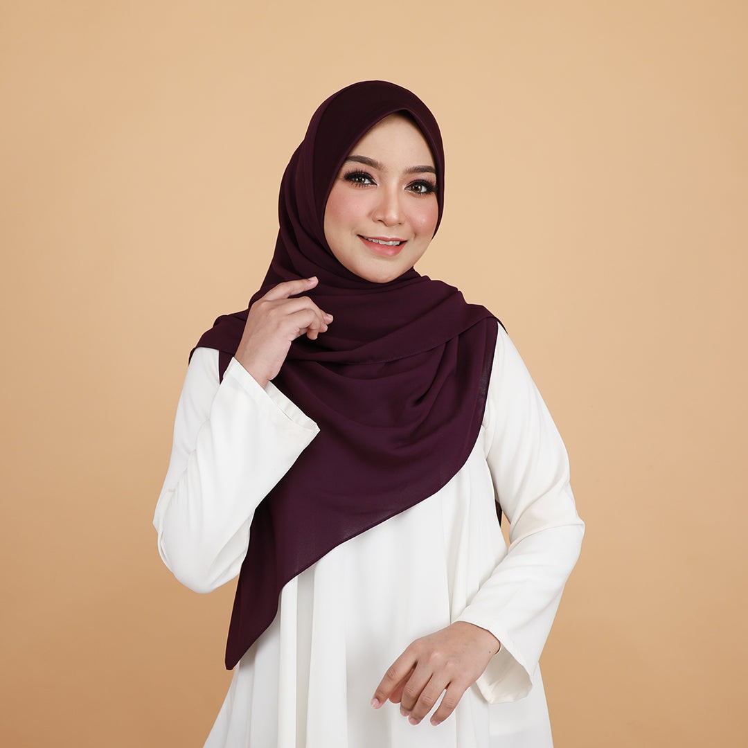 HANIS PLAIN - HP61 (DARK PURPLE)