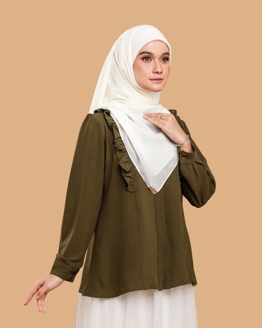 BLOUSE KUNTUM - KN03(OLIVE)