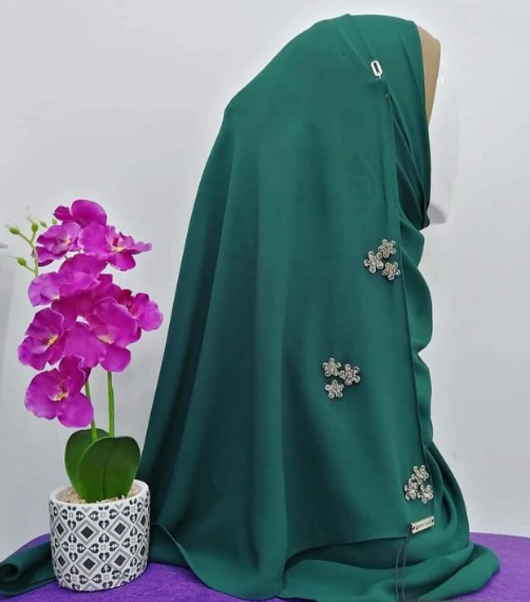 BUTTERFLY BLACK ROSE - BR05(TEAL)