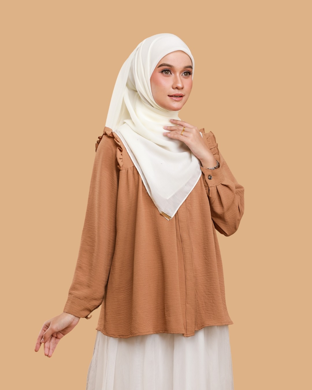 BLOUSE KUNTUM - KN01(LATTE)