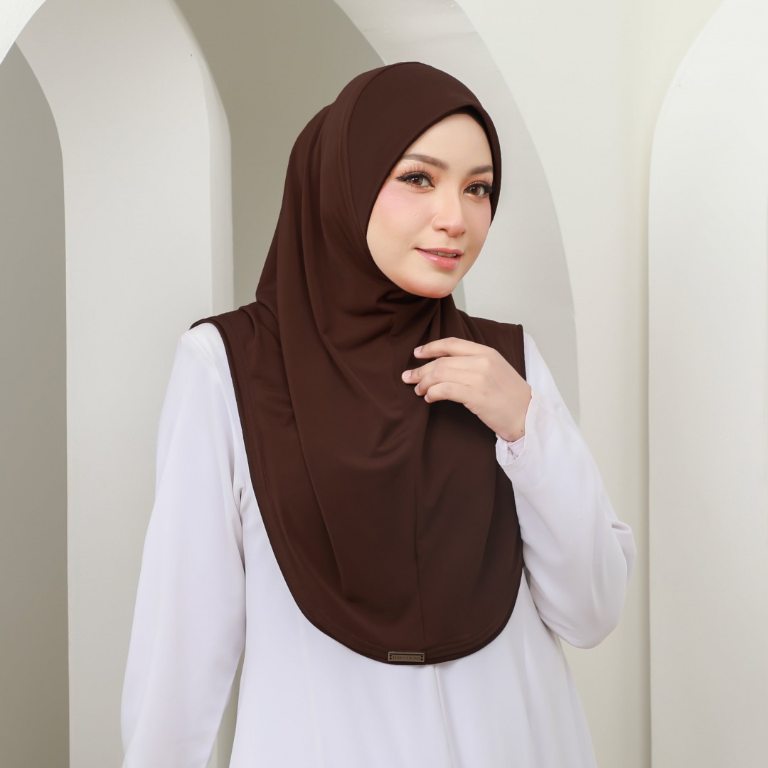 AZURA PLAIN SLIM CUT - ASP22 (DARK BROWN)