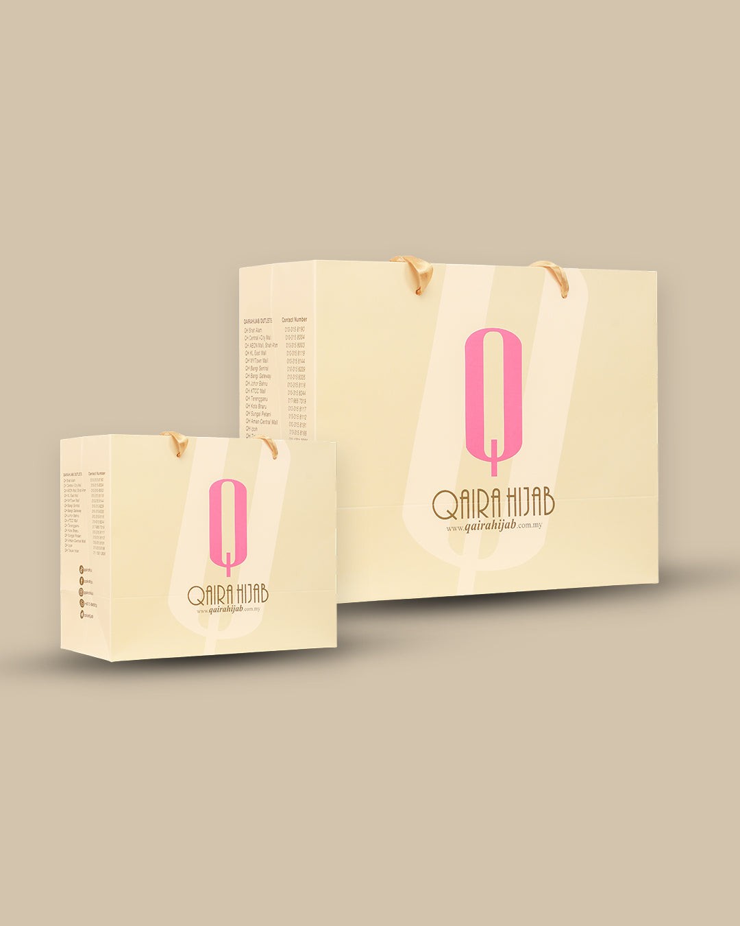 QAIRA HIJAB PAPER BAG