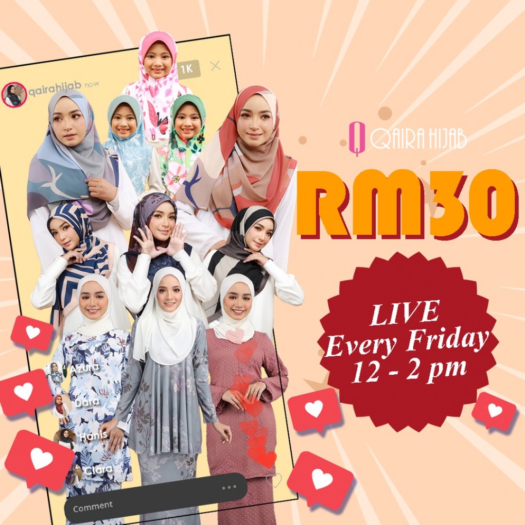 AS-IS RM30.00 - QAIRA HIJAB