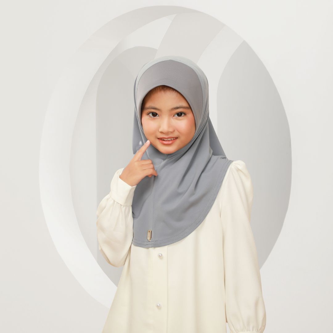 AZURA PLAIN KIDS - ABP03 (LIGHT GREY)