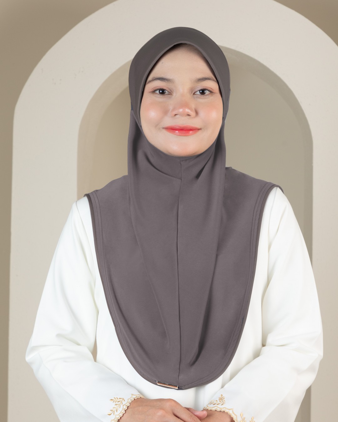 AZURA PLAIN SLIM CUT - ASP43 (TAUPE BROWN)