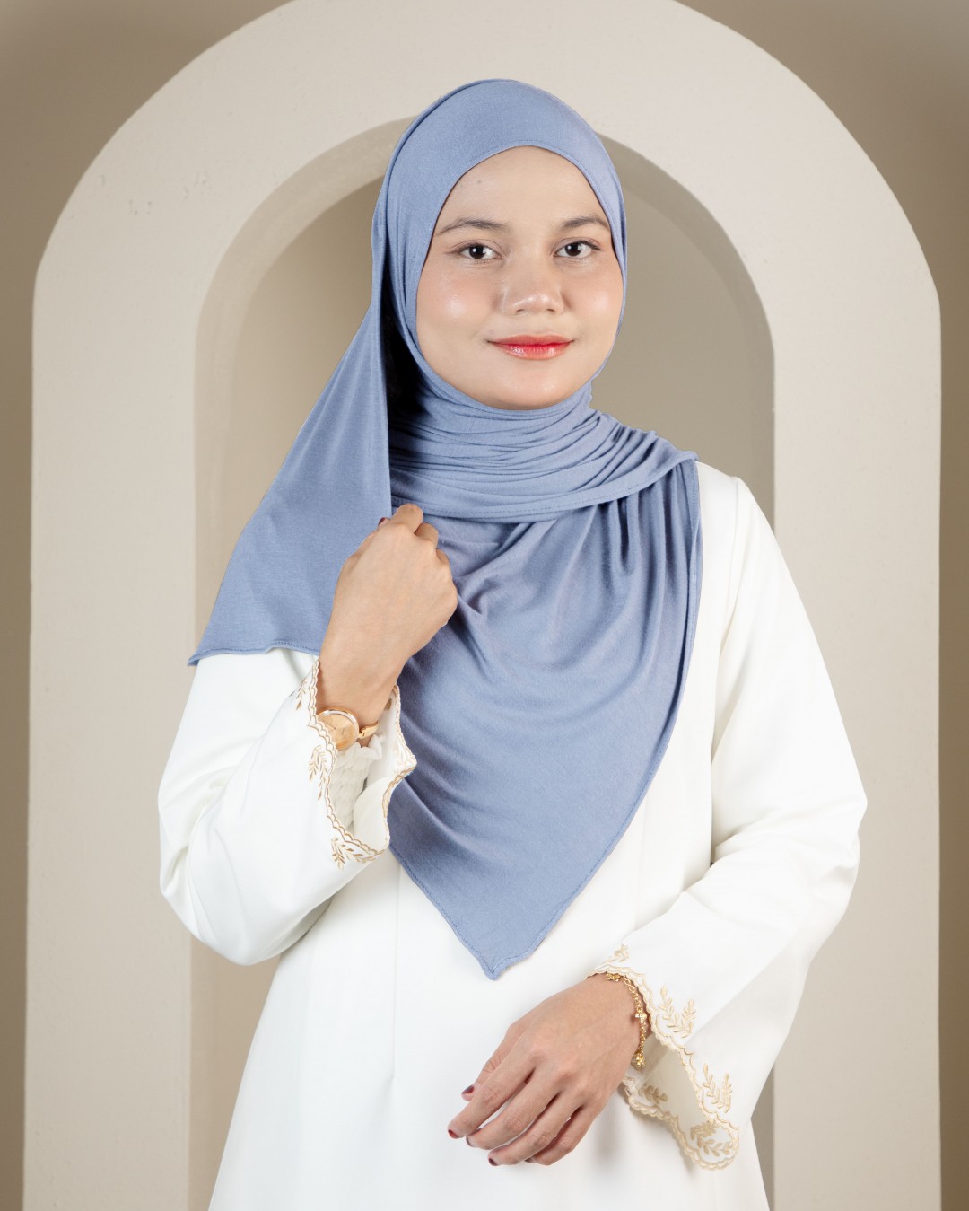 SHAWL COTTON - HT14 BABY BLUE
