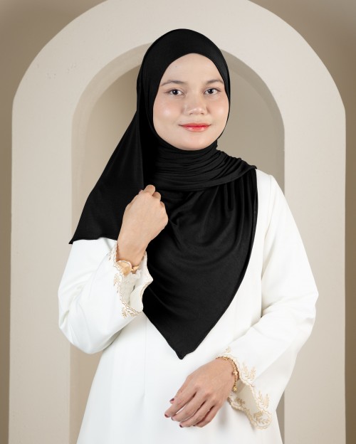 SHAWL COTTON - HT21 BLACK