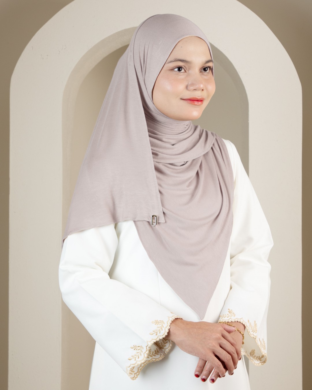 SHAWL COTTON - HT07 CLAY