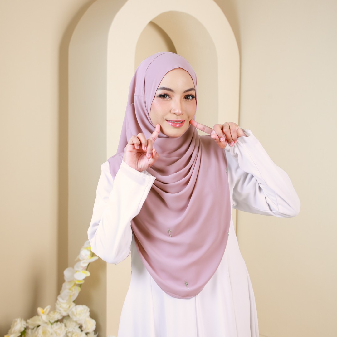 HUMAIRA PLAIN LUXE- HPL03 (PUCE)