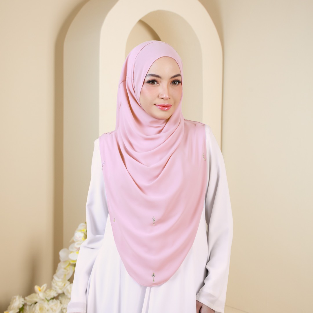HUMAIRA PLAIN LUXE- HPL02 (SOFT PINK)
