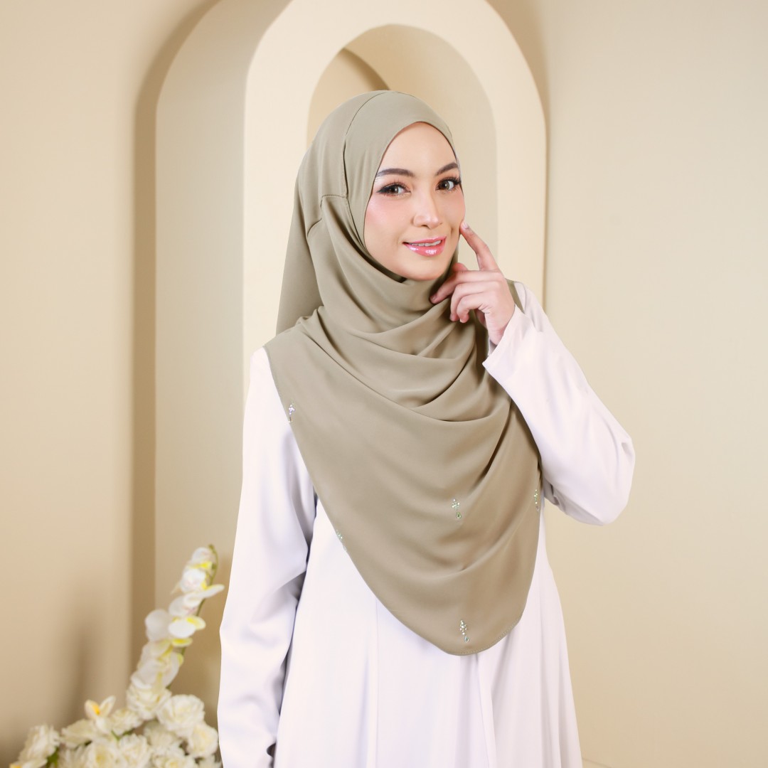 HUMAIRA PLAIN LUXE- HPL05 (TAUPE)