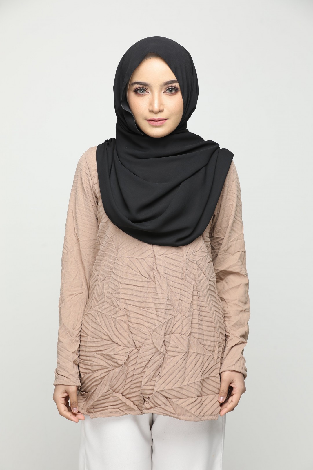 BLOUSE CRUMPLE - CB01 (NUDE)