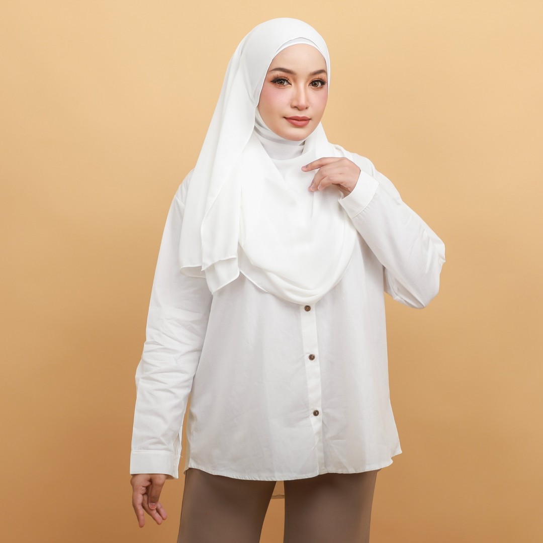 BLOUSE DHIA - HI01 (WHITE)