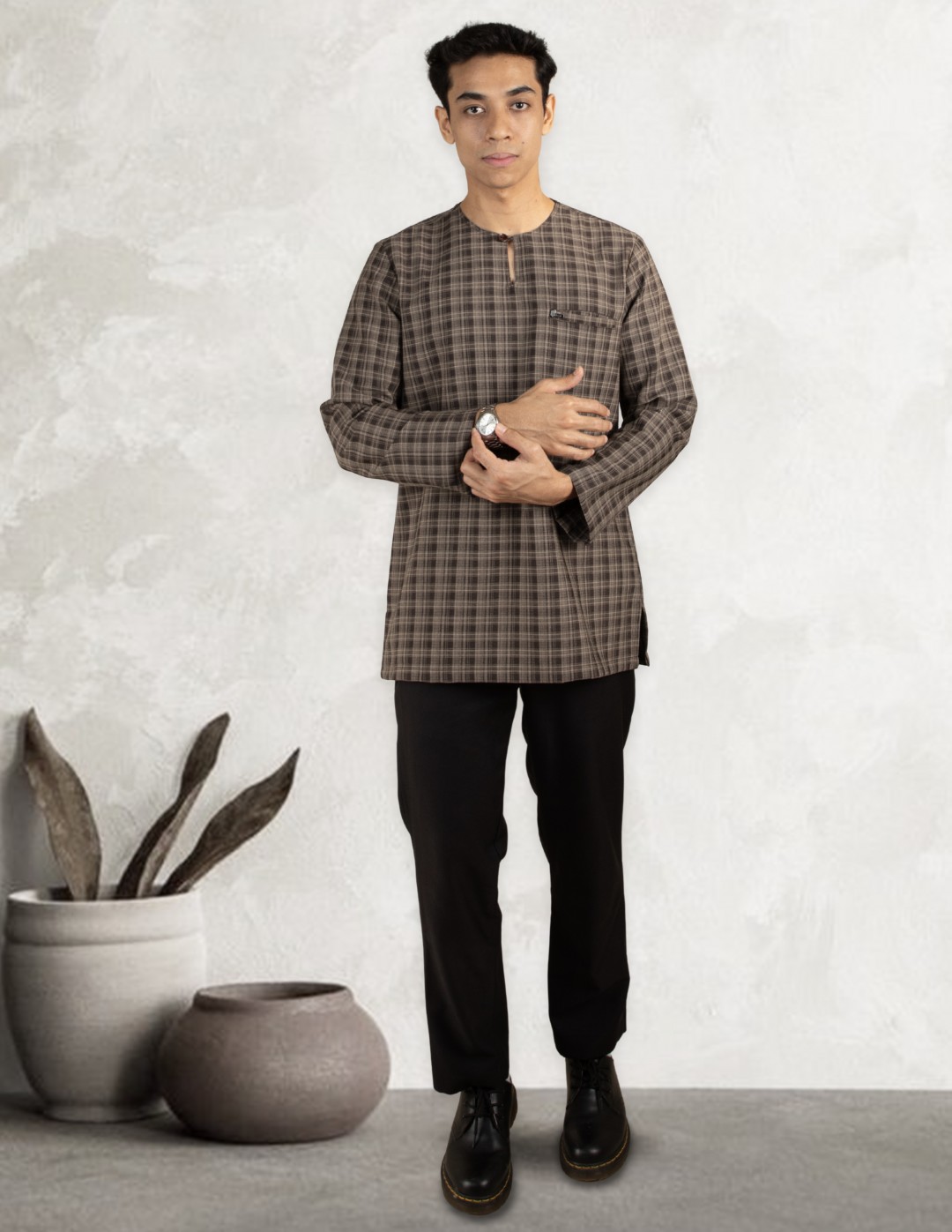 KURTA AMAR - KA04 RICH BROWN