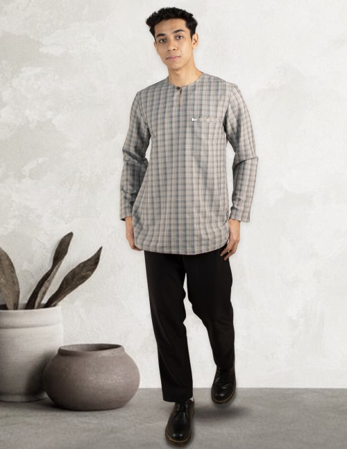 KURTA AMAR - KA02 ASH GREY