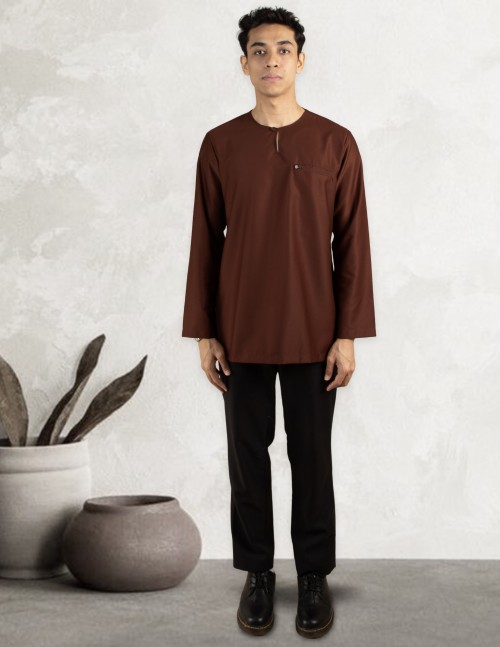 KURTA MALEEQ - EQ10 RICH BROWN