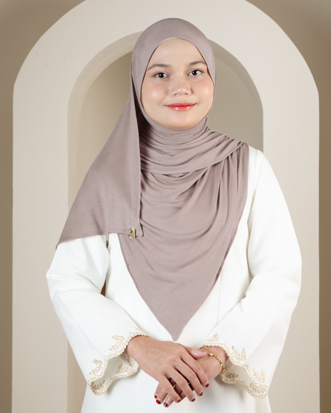 SHAWL COTTON - HT09 LATTE