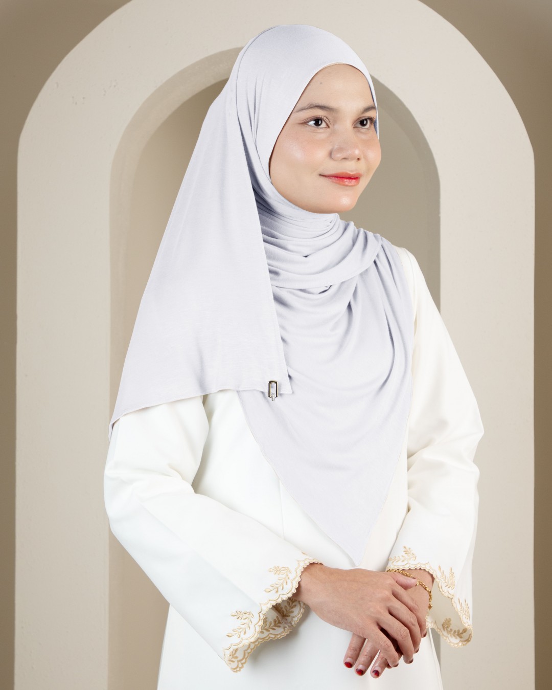 SHAWL COTTON - HT03 LIGHT GREY