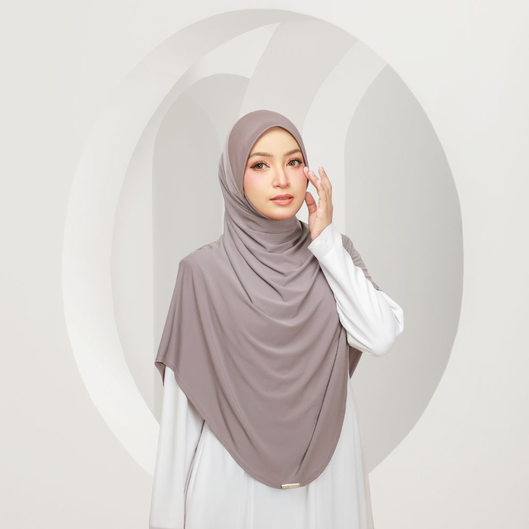 MARYAM TWIST PLAIN - ML02 (DUSTY BROWN)