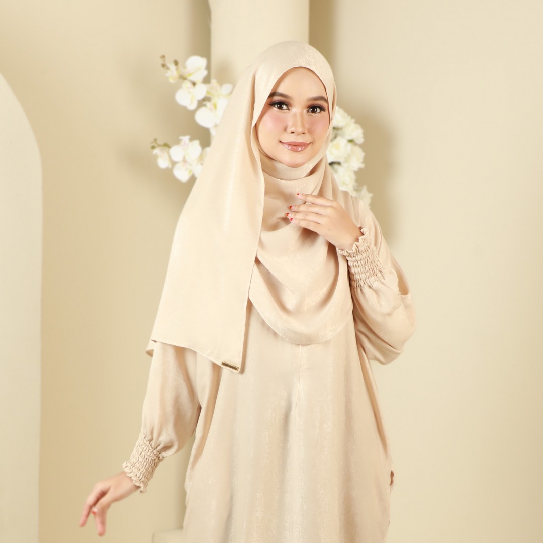 SHAWL HELIZA- SZ02 (PASTEL CREAM)