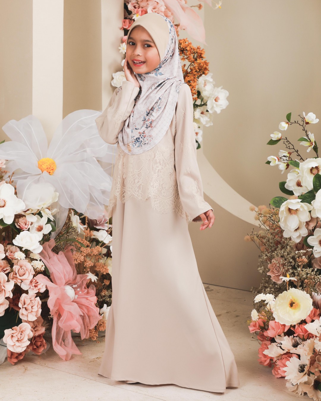 JUBAH SAFINA KIDS- JFK01 (NUDE)