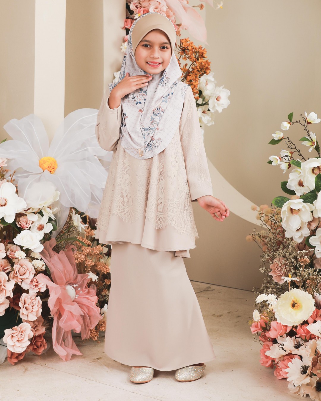 KURUNG WAHEEDA KIDS - KWK01 (NUDE)