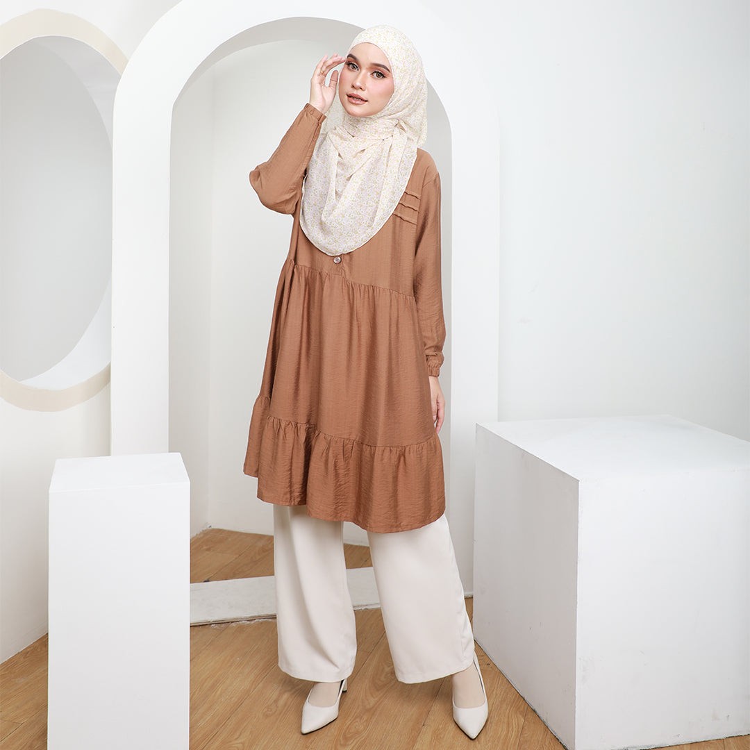 BLOUSE EIRA - ER02(BROWN)