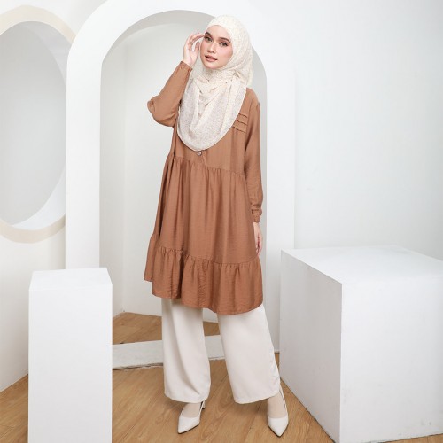 BLOUSE EIRA - ER02(BROWN)