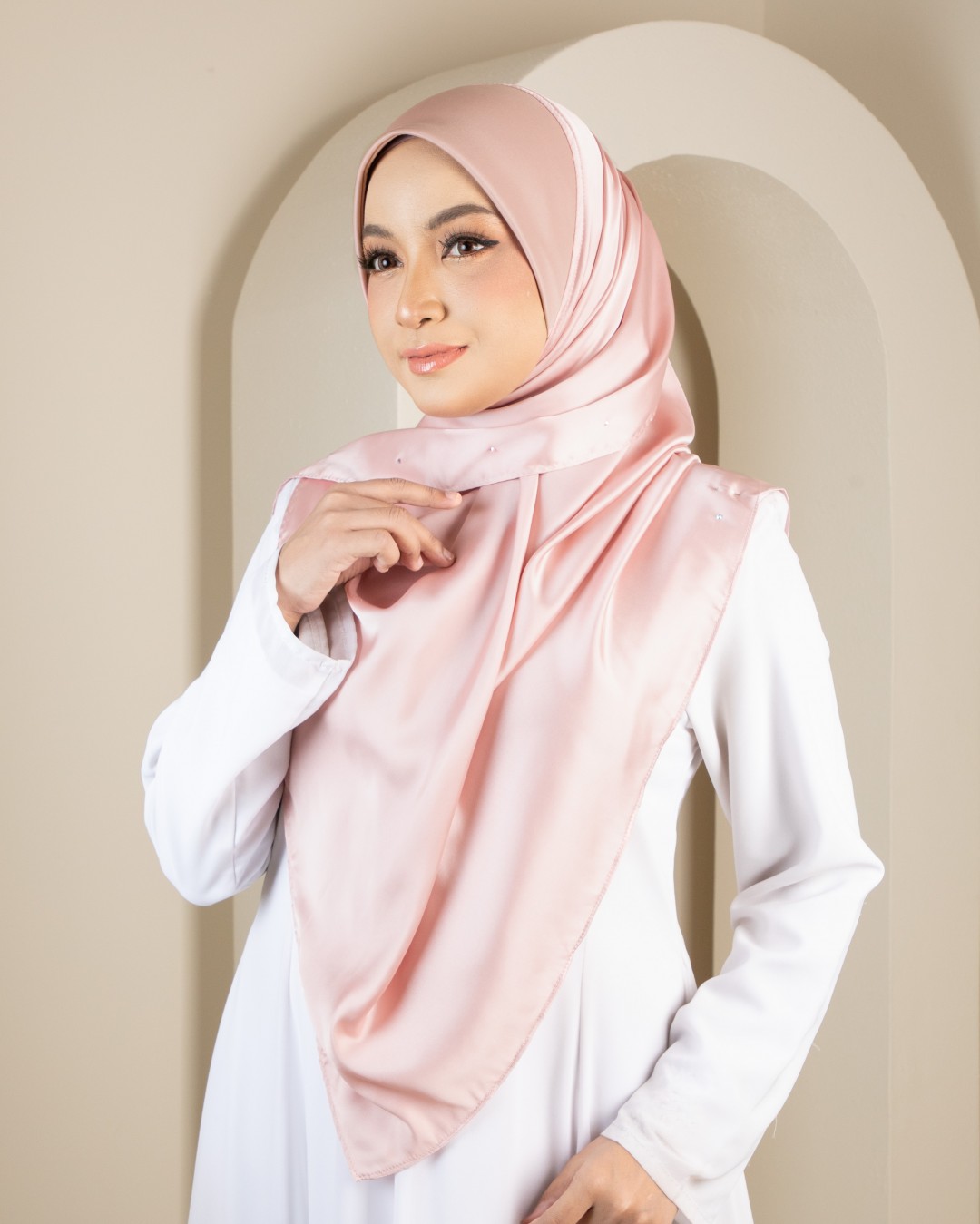 HANIS SATIN DIAMOND - HSD04 (COTTON PINK)