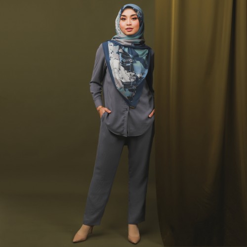 ROSALINDA SUIT - RS05 (PIGEON BLUE)