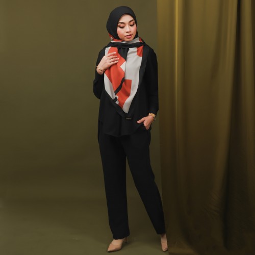 ROSALINDA SUIT - RS07 (COAL BLACK)