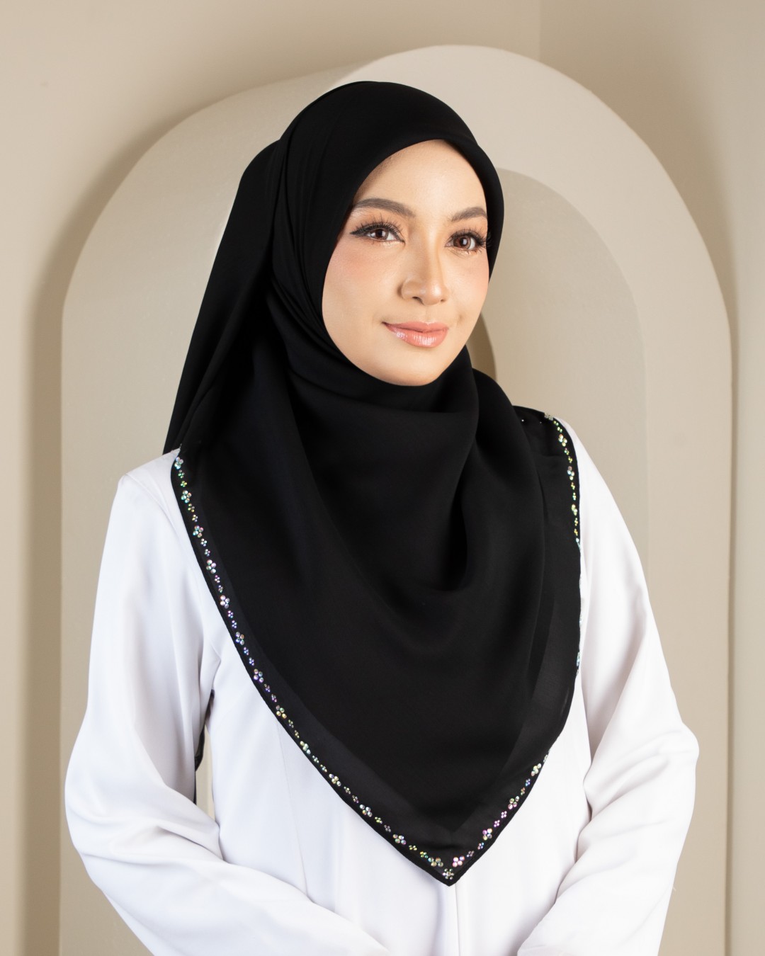 MARYA BORDER DIAMOND - MRV17(BLACK)