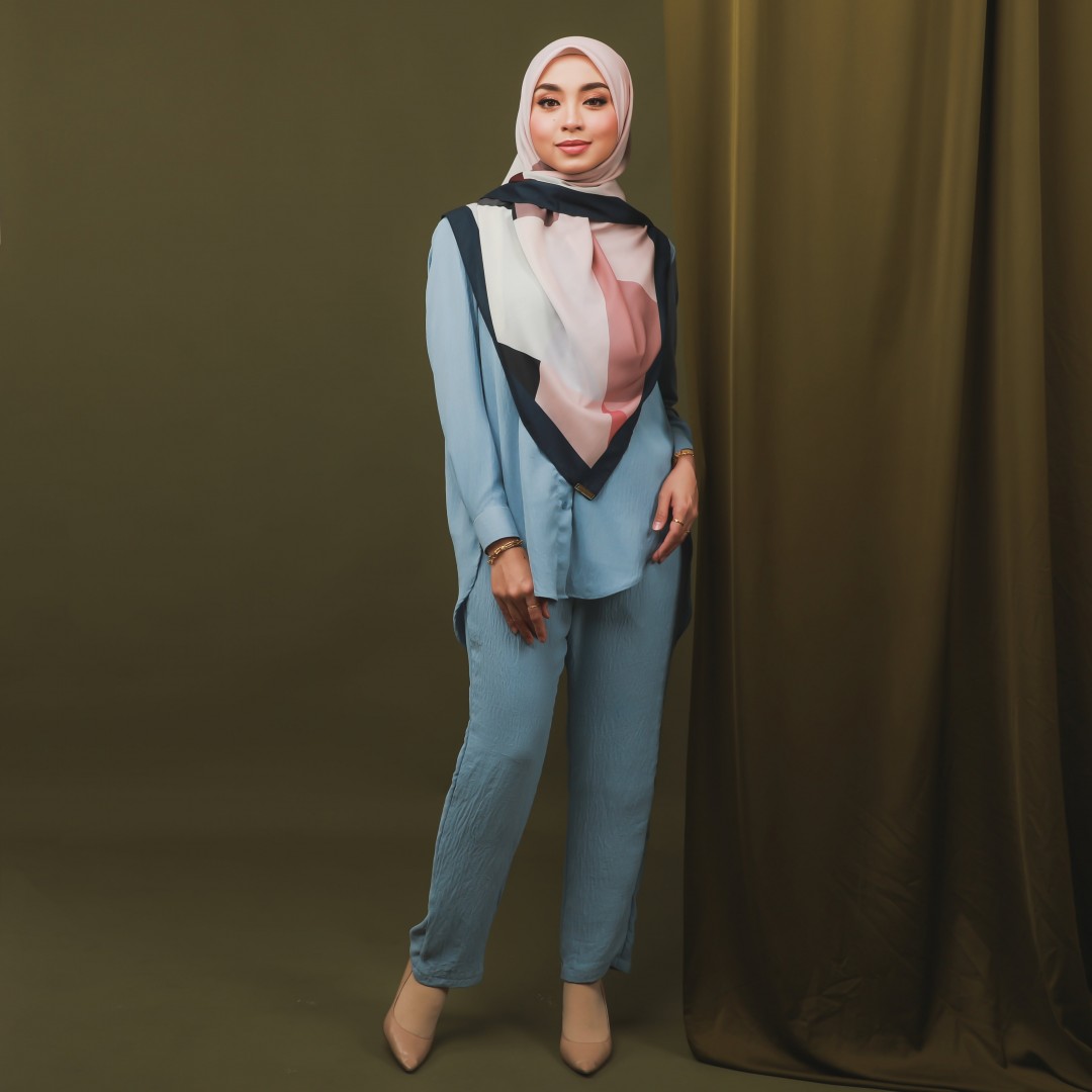 ROSALINDA SUIT - RS04 (POWDER BLUE)