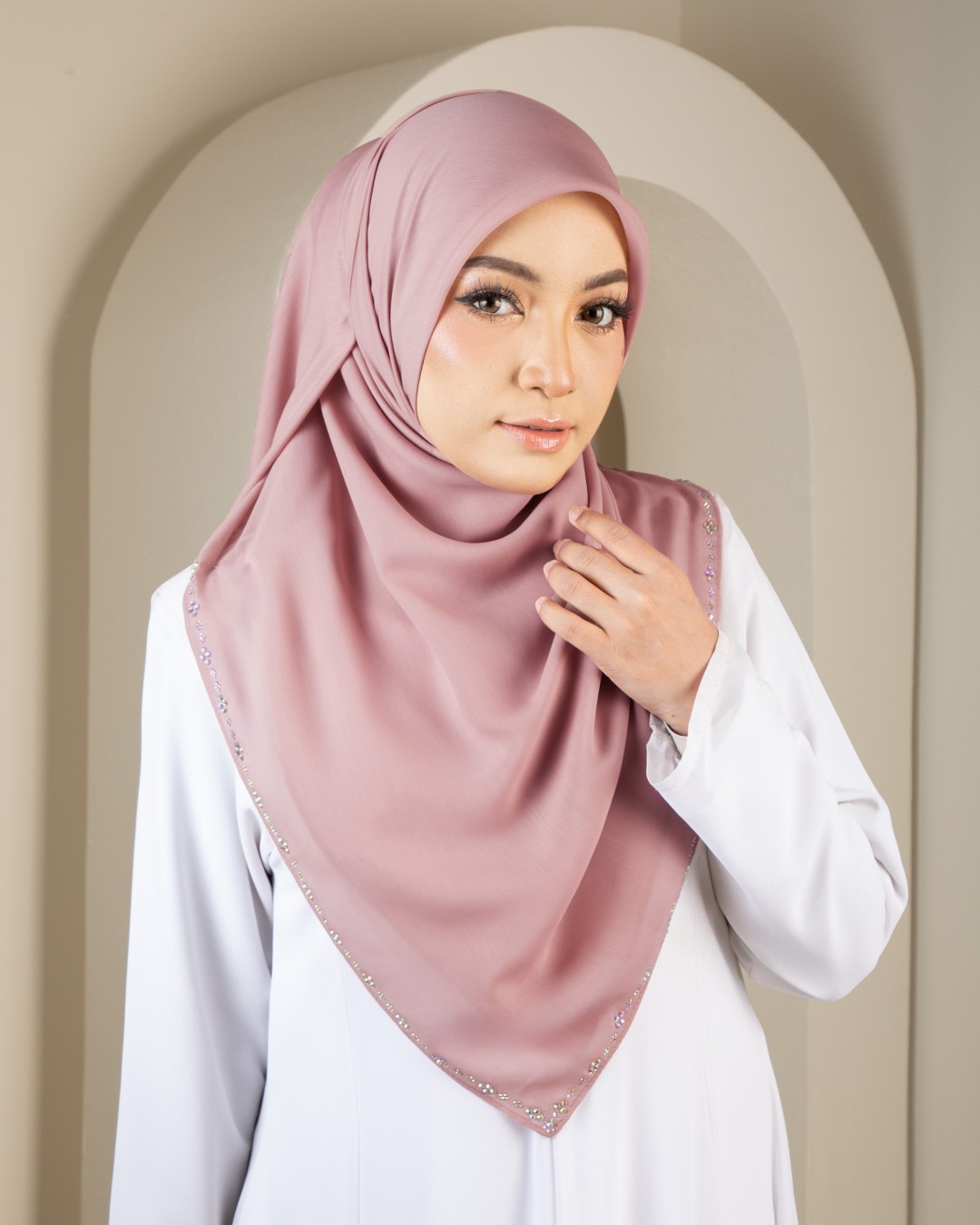 MARYA BORDER DIAMOND - MRV08(ROSE BROWN)