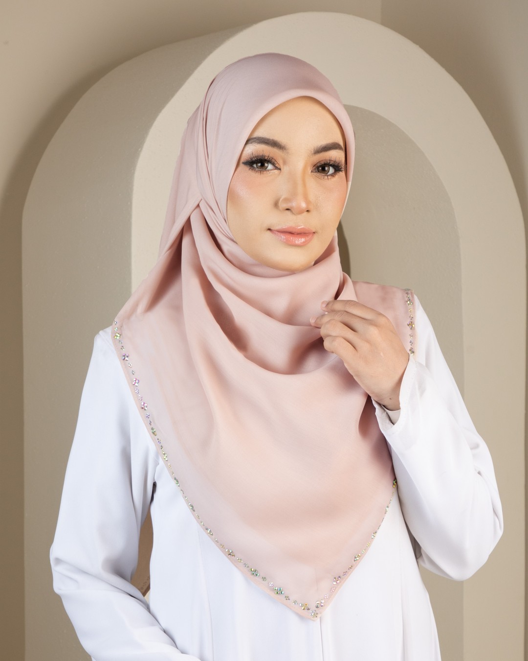 MARYA BORDER DIAMOND - MRV05(PALE BROWN)