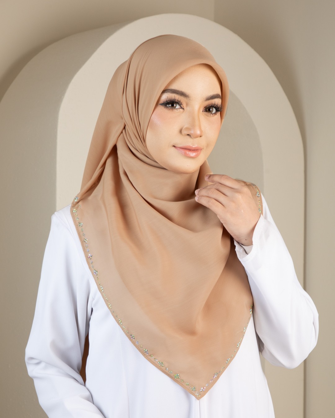 MARYA BORDER DIAMOND - MRV09(PEANUT)