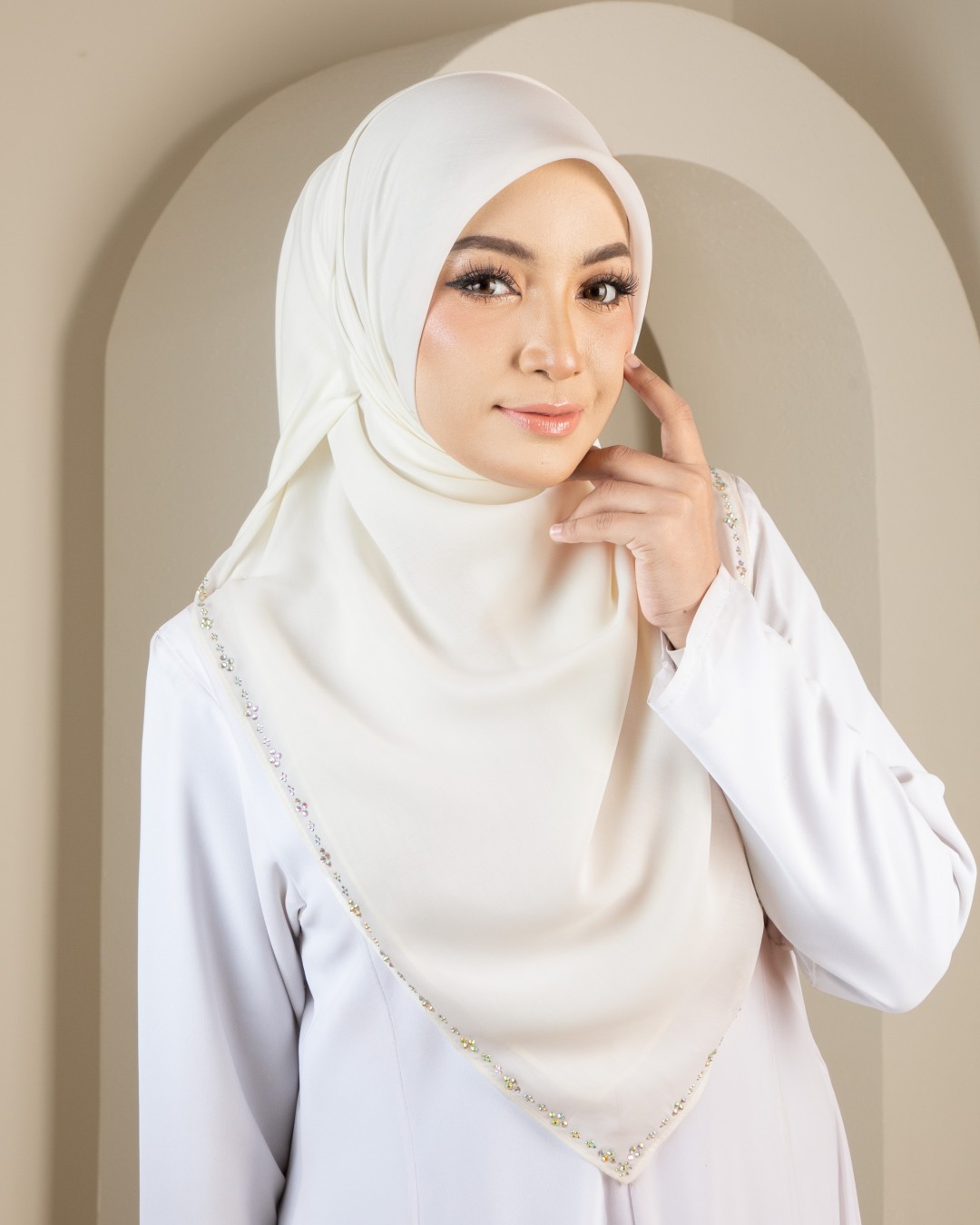MARYA BORDER DIAMOND - MRV02(CREAM)
