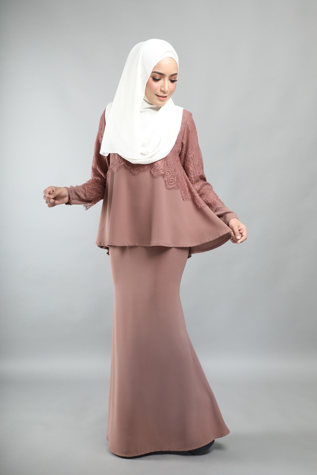 KURUNG WAHIDAH-WH01 (MOCHA)