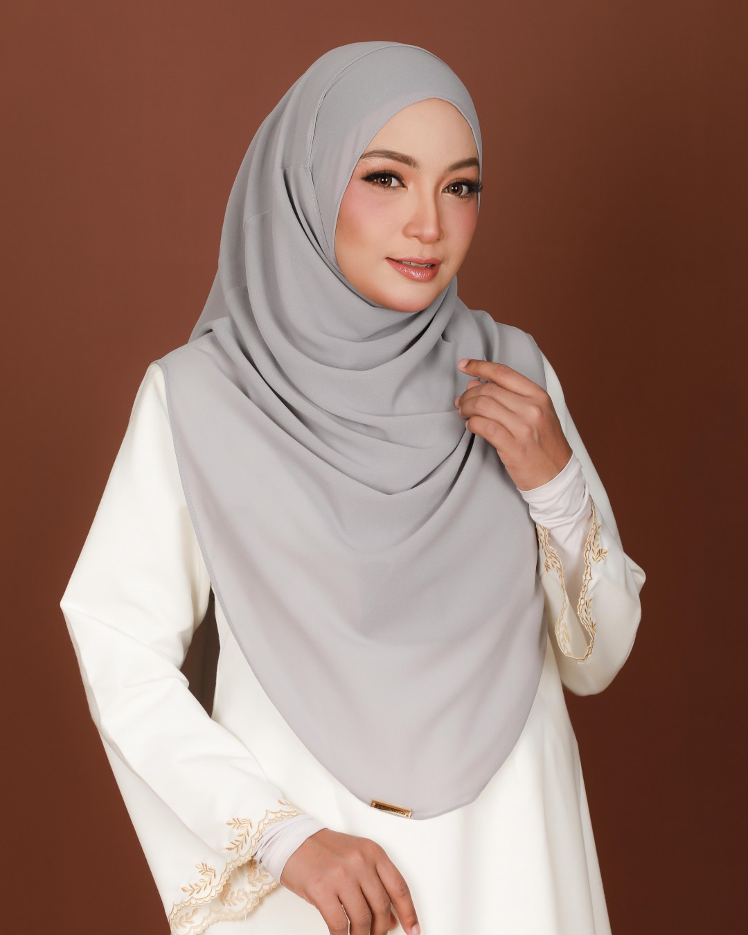 HUMAIRA PLAIN - HUP18 (ASH GREY)