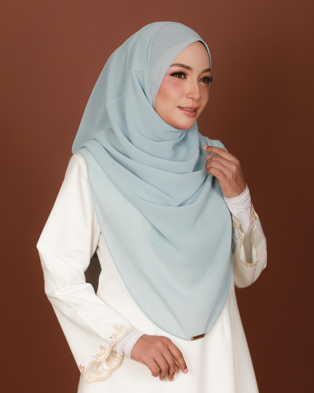 HUMAIRA PLAIN - HUP20 (COTTON BLUE)