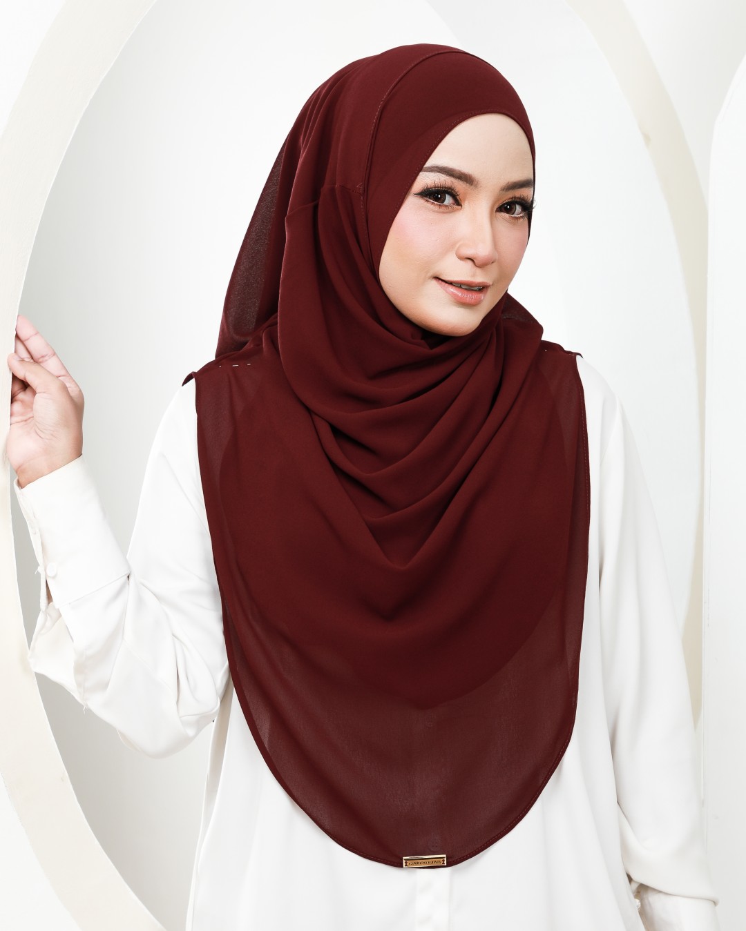 HUMAIRA PLAIN - HUP25 (MAROON)