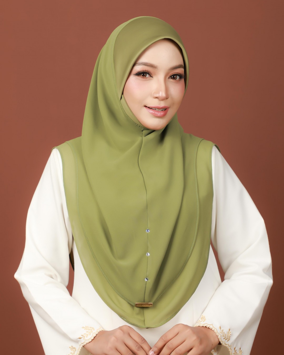 RAUDHAH PLAIN - RP13 (APPLE)