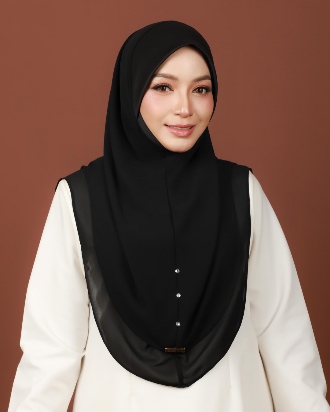 RAUDHAH PLAIN - RP15 (BLACK)